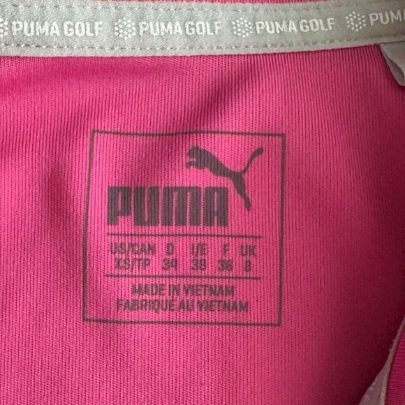 Puma Pink Polo Tee Size XS - Picture 4 of 4